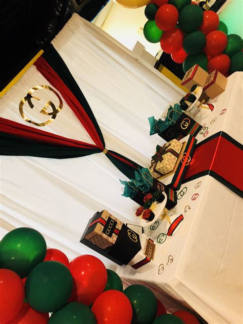 gucci themed party supplies|gucci party decorations.